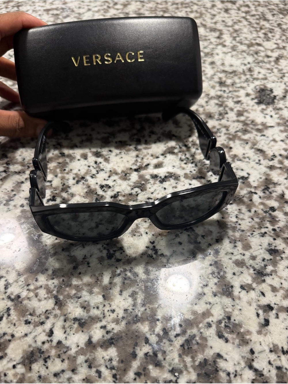 Versace Medusa Biggie VE 4361 All Black Sunglasses